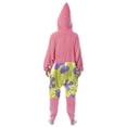 thumbnail image 2 of Nickelodeon Men's SpongeBob SquarePants Patrick Star Hooded Union Suit Kigurumi Costume Pajama Sleepwear Loungewear, 2 of 7