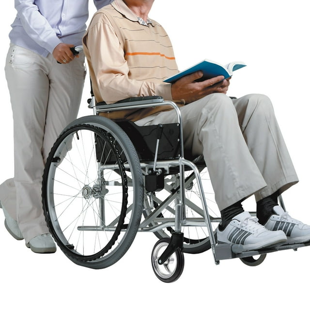 HONMEET Ensemble de Roue avant pour Pièces de Rechange de Fauteuil Roulant Caoutchouc Lot de 1