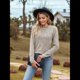thumbnail image 4 of Blusas Elegantes e Informales de Larga para Mujer, Ropa Informal de Negocios, Suéteres Cálidos de Otoño. Caqui XXL, 4 of 9