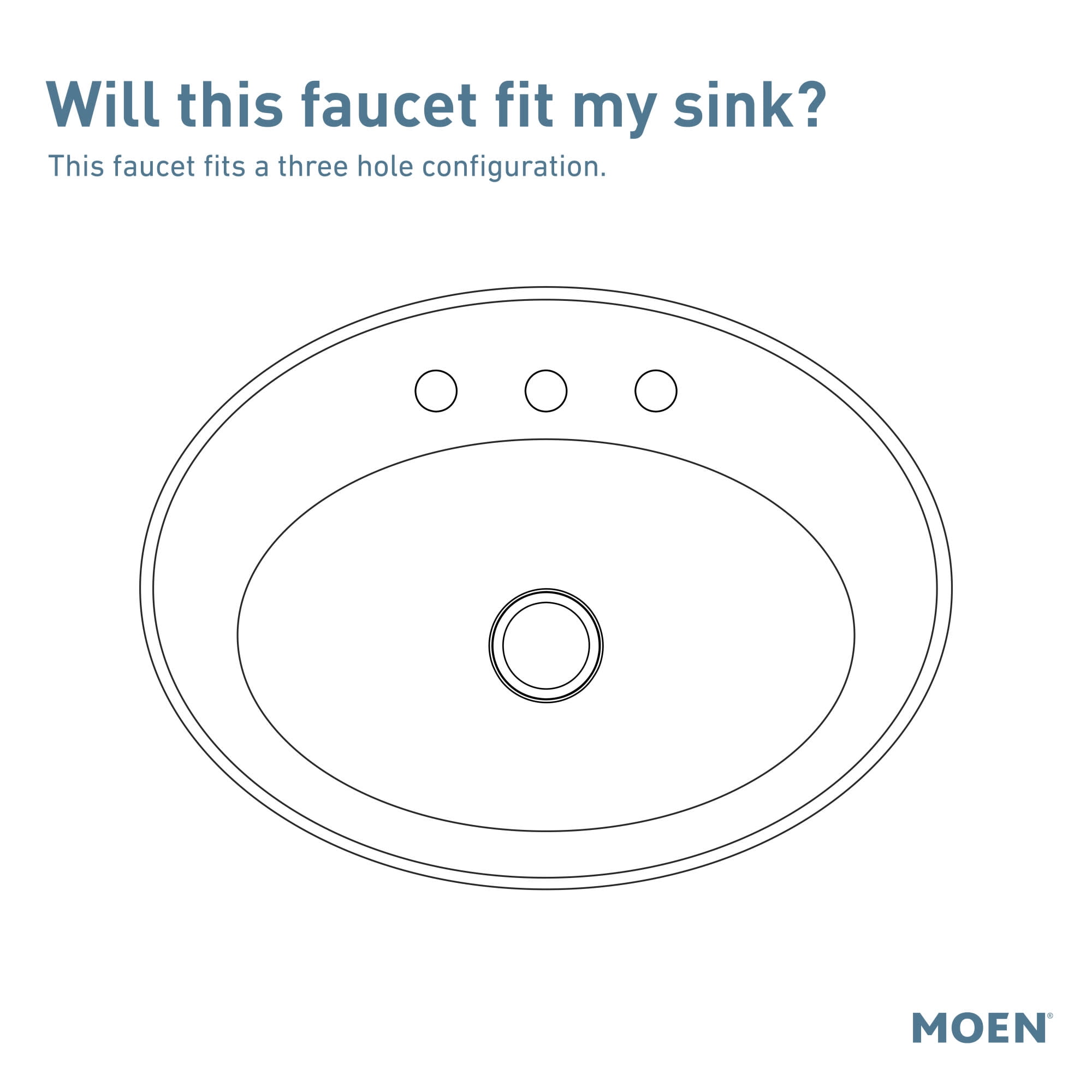 Moen Voss Chrome Two-Handle Bathroom Faucet