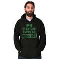 thumbnail image 4 of Funny Saint Patrick's Day Irish Boy Hoodie Hooded Sweatshirt Men Brisco Brands X, 4 of 6