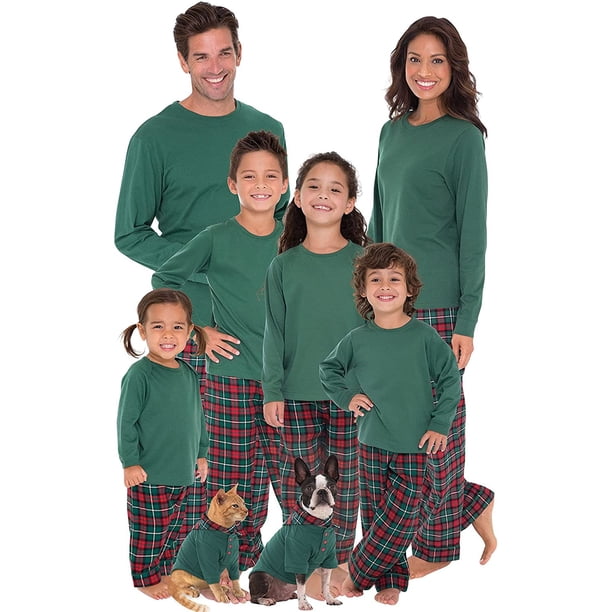 Conjuntos a juego de pijamas familiares - Pijamas navideños a juego para la familia Zhivalor WRMH-1545-13
