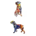 thumbnail image 1 of 2 estatuas de perro con moderno, decoración de para dormitorio, artesanías, 1 of 6