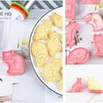 thumbnail image 6 of pdqouc Little Cat Biscuits Mould Plastic 3d Three Dimensionals Cute Baking Household Frosting Cookie Flipping Mould Press Type Household Fun & Creative DIY Baking Mould Tools Clearance, 6 of 9