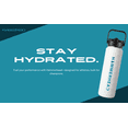 thumbnail image 4 of 24oz Insulated Water Bottle – Stainless Steel, Leakproof, Vacuum-Sealed, Wide Mouth with Closeable Straw Lid – Keeps Drinks Cold – Sports, Gym, Travel, Car, School, 4 of 8