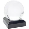 thumbnail image 2 of Plymor Black Acrylic Square Display Base with Indented Circle to Hold Egg, Marble, Ball or Sphere, 2" W x 2" D x 0.75" H (1.5" Circle), Pack of 12, 2 of 2