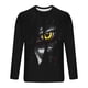 thumbnail image 5 of Blusas y camisas de manga larga con cuello redondo para hombre, estilo casual, cuello redondo, manga larga, camiseta estampada de Halloween, blusas, blusas de poliéster para hombre., 5 of 5