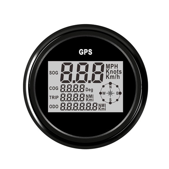 85mm UTV Digital Speedometer GPS Meter Gauge Speed Teller Fit For Motorcycle Car ATV Red Backlight 12V-24V ,Easy to Install