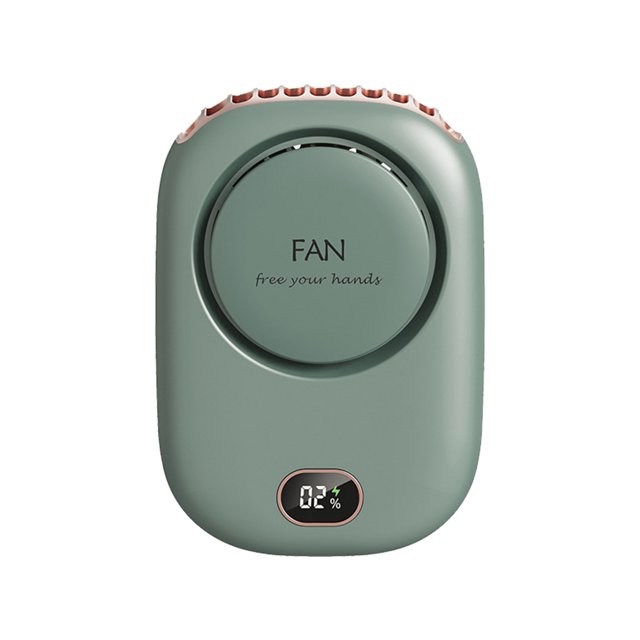 FLhrweasw Ventilador Cintura Mini Ventilador Portátil Multifuncional Sin para Exteriores (verde)