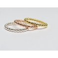 thumbnail image 2 of SS DESIGNS Stackable Beaded Wire Ring • 14k Gold Fill, Sterling Silver, or Rose Gold • Dainty Thin Midi Ring for Women • Delicate Mismatched Stacking Rings, 2 of 9