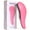 Pink, variant on Crave Naturals Glide Thru Detangling Brush for Natural, Curly, Straight, Wet or Dry Hair - Gentle Detangler Brush Styling Tool for Adults, Kids, Toddlers and Little Girls - 7.5 x 3 in, Purple