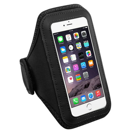 Insten Black Sports Running Gym Exercise Workout Phone Holder Case for LG Stylo 3 Stylo 4 V10  X max X Power 2 Stylo 3 Plus V30 G Flex 2 G6 Stylo 2 V Stylus 2 V9 V20 G Stylo 2 Pro 2 Vista
