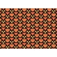 thumbnail image 1 of Ahgly Tapis Rectangulaire Orange Lavable en Machine, 2 Pieds x 3 Pieds, 1 of 7