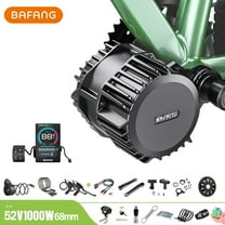 BAFANG Mid Drive Kit 1000W BBSHD Electric Bike Conversion Kit 52V Ebike Conversion Kit for 68MM Mountain Bike Road Bike VD618 Display (No Battery)