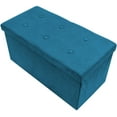thumbnail image 1 of Sorbus Coffre-Banc de Rangement avec Banc Ottoman Pliable/rabattable avec Housse, Petit, 1 of 6
