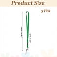 thumbnail image 2 of Uxcell 5 Pack Grass Green Lanyards for Keys, Breakaway Lanyard for Men and ID Badges Holder, 2 of 6
