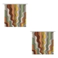 thumbnail image 1 of Cortina de baño impermeable Bearachild Poliéster 90x180cm, 1 of 6