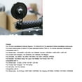 thumbnail image 3 of Universal Motorcycle Mirror, Round Retro Motorcycle Rearview Side Mirrors With Blue Mirror Glass, 360 Rotatable Motorcycle Handlebar Bar End Mirrors For Scooters, Electric Bike, 3 of 8