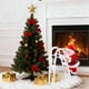 thumbnail image 5 of Decoraciones navideñas, adornos navideños, regalos navideños. Escalera navideña con Papá Noel trepando. Adorable decoración para la chimenea que crea un ambiente festivo. Escalera de tela con Papá Noe, 5 of 6