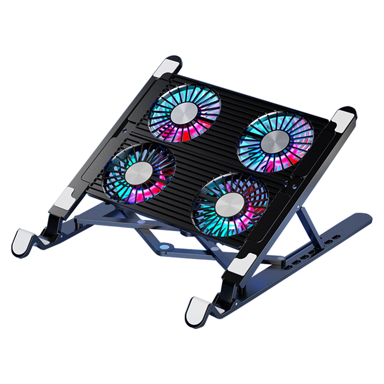 Gaming Laptop Coolers Laptop Fan Cooling Stand Quiet Cooling Fans for Laptop Height Stand LED Light Laptop Cooling Pad