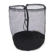 1Pc Black Mesh Drawstring Bag For Ourdoor Sports Ball Equipment H5S9 G4Q8