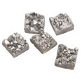 thumbnail image 2 of Prettyia, de hueca, cuadradas de , accesorios de hebra Plata Zulema Cuentas de piedra natural, 2 of 8