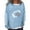 2-Light Blue, variant on Women Touchdown Season Sweatshirt Game Day Heart Football Printed Lightweight Crewneck Long Sleeve Pullover Black XXXL