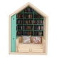 thumbnail image 2 of Mini Casa Con Estantería, Kit De Mini Rincón Para Libros De Madera De Pino, Ambiente Artístico Fácil De Mantener Para Librería Y Dormitorio, 2 of 7
