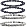 thumbnail image 2 of Pulseras Piedra Natural Pulsera Anti Alcohol para Hombre Mujer (2 2 Picasso), 2 of 9