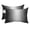 Black, variant on Chaise Lounge Headrest Pillow 1 Pack, Khaki Brown Waterproof Chair Pillows with Insert & Adjustable Elastic Strap for Beach Recliner, Vintage Ombre Solid Color Minimalist Farmhouse Outdoor Pillow