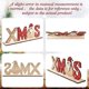 thumbnail image 5 of Decoración de mesa navideña de madera Carta navideña Navidad Bonhomme Nieve Adorno de Papá Noel Decoración de la casa Decoración de chimenea familiar Decoración, 5 of 5