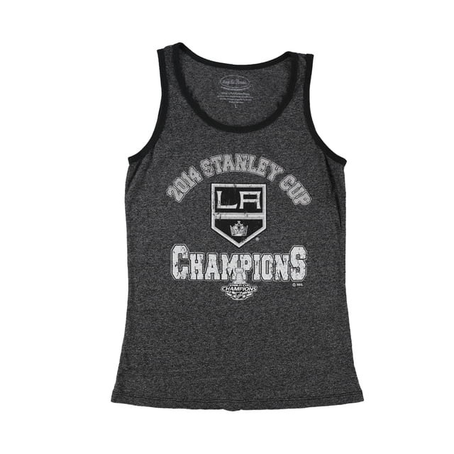 Majestic Threads Womens 2014 Stanley Cup Champions Tank Top, Black, Small