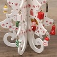 thumbnail image 6 of zhmrfg Wooden Mini Christmas Tree Decoration Set 7.5" Small Desktop Ornament with Hanging Pendants Holiday Tabletop Xmas Tree Decor Easy to Assemble Wooden Tree Gift for Home Office Desk Living Room, 6 of 9