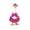 Hot Pink, variant on Dog Paw Grips 4Pcs, Anti-Slide Traction Pads for Pet Claws, Non-Slip Foot Stickers Suitable for Senior, Small, Medium and Large Dogs On Wood and Tile Floors