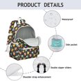 thumbnail image 4 of Music Bulldog Backpack for School,Cute School Bag,Schoolbag with Adjustable Shoulder Straps & Padded Back,13.4"x11"x4.7", 4 of 6