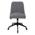 thumbnail image 5 of Steve Silver Kinsley Swivel Gray Upholstered Desk Chair, 5 of 6