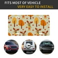 thumbnail image 5 of Zufioo Autumn Maple Leaf and Deer Print Car Aluminum Front License Plate, 12x6 Inch Decorative Personalized Car License Plate Car Accessories, 5 of 8