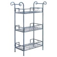 thumbnail image 6 of SAFAVIEH Noreen Contemporary Outdoor Patio 3 Tier Shelf, Antique Blue, 6 of 11