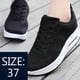 thumbnail image 5 of Zapatillas con plataforma para mujer Air Cushion | Zapatos Para Caminar Mujer Cómodos Todo El Día | Fondo basculante grueso., 5 of 6