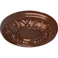 thumbnail image 3 of Ekena Millwork 7 1/2"OD x 1 1/8"P Odessa Ceiling Medallion (Fits Canopies up to 2 1/2"), Hand-Painted Copper Penny, 3 of 7
