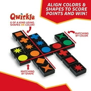 لعبة لوحة استراتيجية MindWare Qwirkle، 108 بلاطات خشبية متينة مع حقيبة قماشية برباط