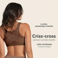 thumbnail image 3 of Leonisa Women's Full Coverage, Brown, 40C, 3 of 7