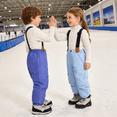 thumbnail image 3 of Hotiary 2-6Y Toddler Baby Boys Girls Winter Warm Thicken Bib Pants Windproof Ski Snow Pant With Pockets, 3 of 8