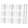 thumbnail image 4 of UPOUART  100Pack Silver Mini Hinges Durable Strong Buffering Strength for Craft Projects, 4 of 8