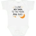 thumbnail image 3 of Inktastic I Love My Yaya to the Moon and Back Boys or Girls Baby Bodysuit, 3 of 5