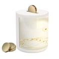thumbnail image 2 of Wedding Piggy Bank, Wedding Rings Entangled in Shape of Heart 3D Style Romantic Design Art Print, Ceramic Coin Bank Money Box for Cash Saving, 3.6" X 3.2", Marigold White, by Ambesonne, 2 of 4