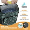 thumbnail image 4 of Biology Experiment Insulated Cooler Backpack with Science Rules Design, Leakproof Lunch Bag for Classroom and Lab Use, 4 of 6