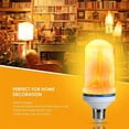 thumbnail image 2 of Bombilla de llama LED, diseño elevado de bombilla decorativa de fuego de bombilla decorativa de llama LED E27 360°, 2 of 5