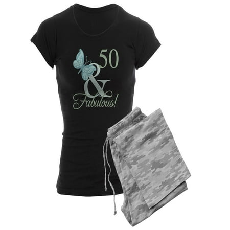 

CafePress - 50Th Birthday Butterfly - Women s Dark Pajamas