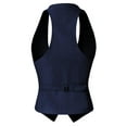 thumbnail image 4 of MixMatchy Women's Economy Dressy 3 Button Versatile Racerback Tuxedo Suit Vest Waistcoat, 4 of 5